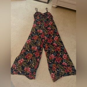 American Eagle Multicolor Floral Jumpsuit